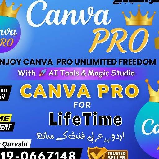 Buy CANVA PRO LifeTime Access by Moiz Qureshi in Pakistan Cheap Price